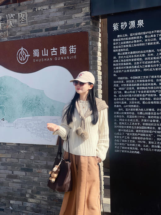 【板娘同款推荐 羊绒衫】新增新年红大码 新年红红火火！全球奢牌同等山羊绒原料阿尔巴斯山羊绒 让姐妹们用实实在在源头价穿高定的感觉！ 商品图10