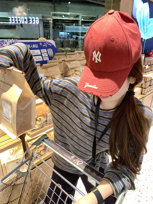 <曾小咸推荐> 现货秒杀！微信超特价！撞色条纹长袖t恤 日常139.99 立减70 秒杀69.99！ 商品图10