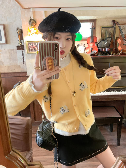 【169元任选2件】现货！黄色针织开衫 or 半身裙 商品图7