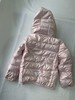 贝壳三 珠光粉色亮面儿童连帽棉服绗缝防风轻薄拉链棉衣C120527 商品缩略图10