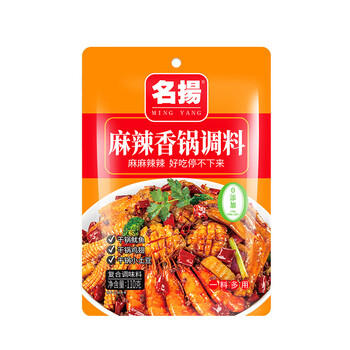 名揚名扬油焖香辣小龙虾调料220g 麻辣调料包啤酒虾调味品 /粮油调味 /调味品 /复合调味料 商品图2