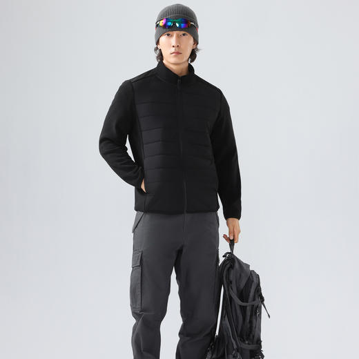 【纯羊毛修身内胆毛&外套】 轻薄秋冬季修身内胆 男女户外滑雪跑步防风保暖运动外套男 商品图10