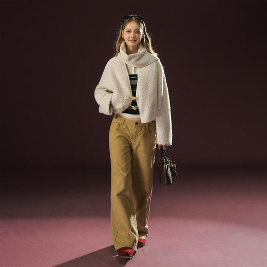 Ariseism 美式复古设计感短外套女秋冬新款上衣 商品图3