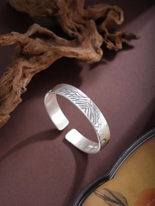 子佩集S999手工银【海誓山盟】手镯【55072260】原创设计 商品图0