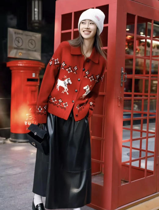 125-2 费尔岛提花开衫 商品图8