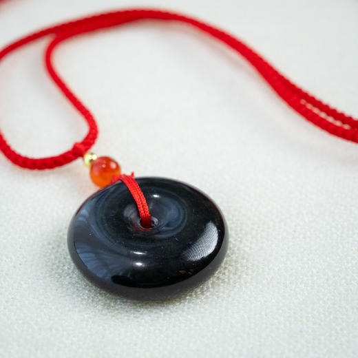 ²【安然水晶】泰山玉平安锁/扣系列LS171 （48小时鉴赏期） HM02-CRMM-ARSJ 商品图1