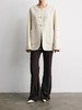 YANYI CHANG｜92870370 中式圆领一字扣羊绒羊毛短大衣 [ 白 ] 商品缩略图7