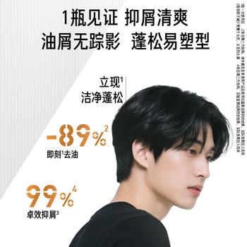 沙宣男士洗发水大红瓶劲爽去屑洗头膏460g去油止痒蓬松洁净清爽洗发露 商品图3