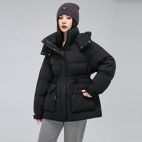 【双旦特惠】雪中飞2025冬新款雪中飞中长款女士带帽羽绒服711