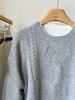【复古羊绒】噢蜜ooomeooo麻花羊绒套头衫 商品缩略图11