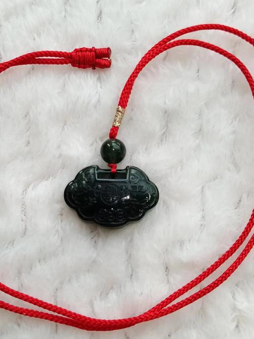 ²【安然水晶】泰山玉平安锁/扣系列LS171 （48小时鉴赏期） HM02-CRMM-ARSJ 商品图0