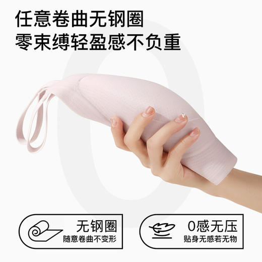 云中锦书 舒适文胸(VIP)【裸感无痕 背心内衣】细肩带洞洞杯美背文胸一体式 商品图5