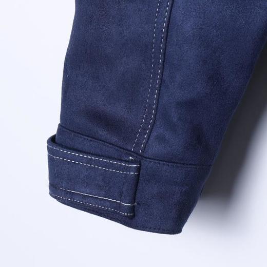 G727SDSA男士秋冬新款痞帅男装设计感毛绒领翻领夹克外套百搭时尚个性 商品图4