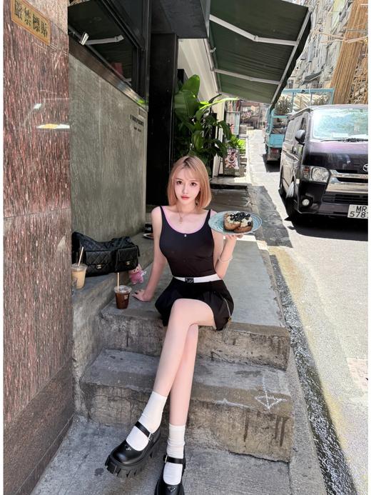 普拉达 新款厚底玛丽珍单鞋(DBG) 商品图3