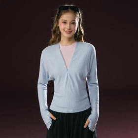 Ariseism 美式复古设计感长袖T恤女秋季新款修身上衣