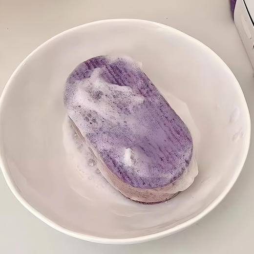 【质地较硬清洁力强❗️吸水性好起泡丰富】加厚高密度彩色洗碗海绵刷三支装不沾油锅刷双面厨房洗碗擦百洁布。jb 商品图3