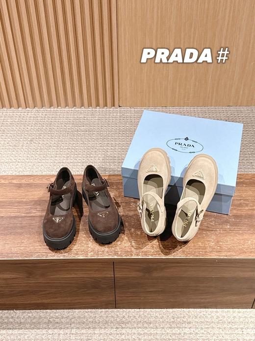 普拉达 新款厚底玛丽珍单鞋(DBG) 商品图0