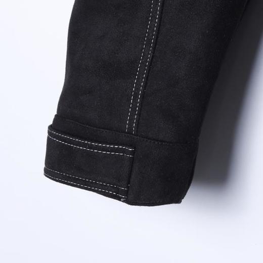 G727SDSA男士秋冬新款痞帅男装设计感毛绒领翻领夹克外套百搭时尚个性 商品图4