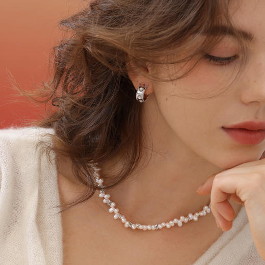 ARSIS｜流光系列 珠光满天星项链 商品图2