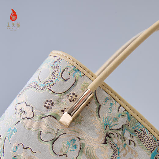 SAINTJOY/上久楷  宋锦拎包 牛龙图 XB3B015208002 （不含礼盒包装 商品图4