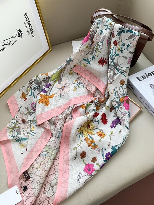 真丝围巾丝巾 商品图4