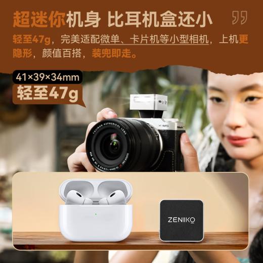 新品丨ZENIKO ZT08迷你TTL闪光灯微单反相机小型热靴复古机顶灯 商品图2