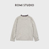 ROMI STUDIO“随性两穿”竹节棉织染撞色小v领套头卫衣 RWCASY6442 商品缩略图6