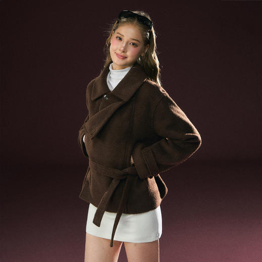 Ariseism 美式复古设计感短外套女秋冬新款修身上衣 商品图2