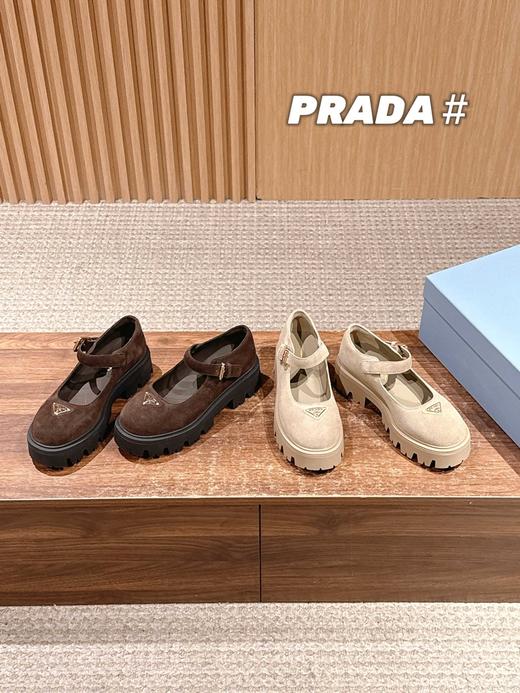 普拉达 新款厚底玛丽珍单鞋(DBG) 商品图1