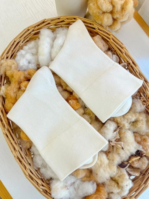 【素道有机棉宽松袜(灰色) 】不染色短袜 舒适 宽松袜SWS0032[漳州仓] 商品图8