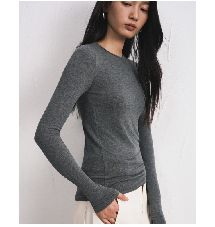 【多妈团购 莫代尔腈纶山羊绒暖绒衣打底 】松软亲肤又顺滑，天丝莫代尔纤维+山羊绒，久穿如新，秋冬穿绝了 松软亲肤又顺滑，包装好精致~好看好穿又好搭-连横