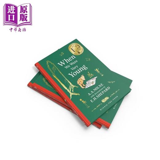 预售 【中商原版】小熊维尼 我们曾经年幼 经典100周年纪念版 平装 Winnie-the-Pooh When We Were Very Young 英文原版 A A Milne 商品图2