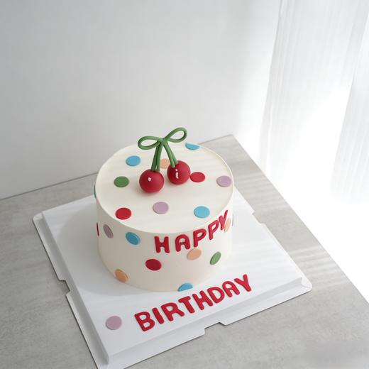 【新款】甜樱点点 马卡龙彩色波点+复古樱桃造型，简约又出片~~ 商品图5