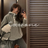 COCO ZONE 刘 一一 “温度卫衣”羊毛混纺连帽套头卫衣 CD1A1802 商品缩略图0