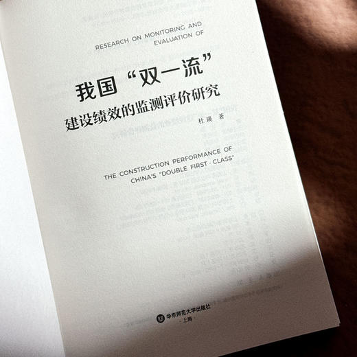 我国“双一流”建设绩效的监测评价研究 杜瑛 高校未来发展 商品图5