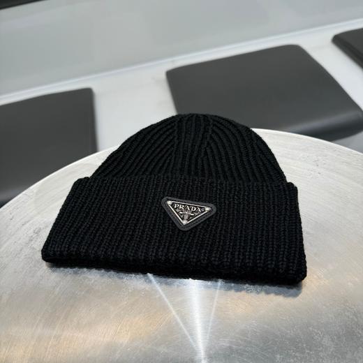针织帽高级的休闲感 谱拉达 三角形徽标滑雪冷帽 商品图1