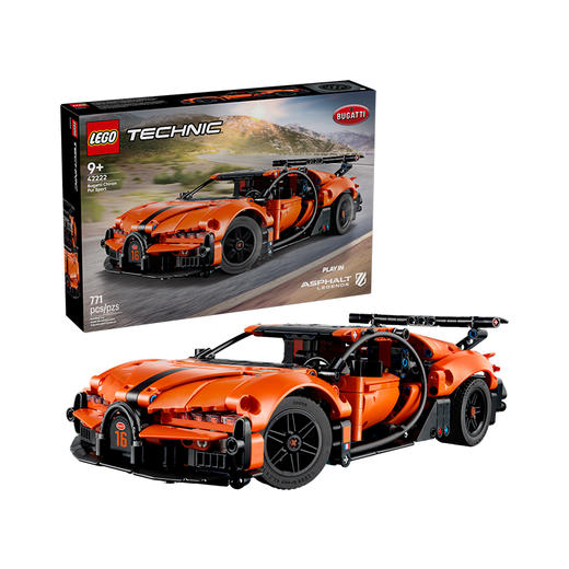 乐高LEGO Bugatti Chiron Pur Sport 超级跑车LEGC42222 商品图1