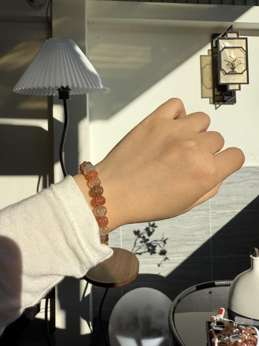 南红及其伴生矿 原矿南红 糖果南瓜珠 南瓜多宝 单圈手串 8.8咪 发到付 商品图8