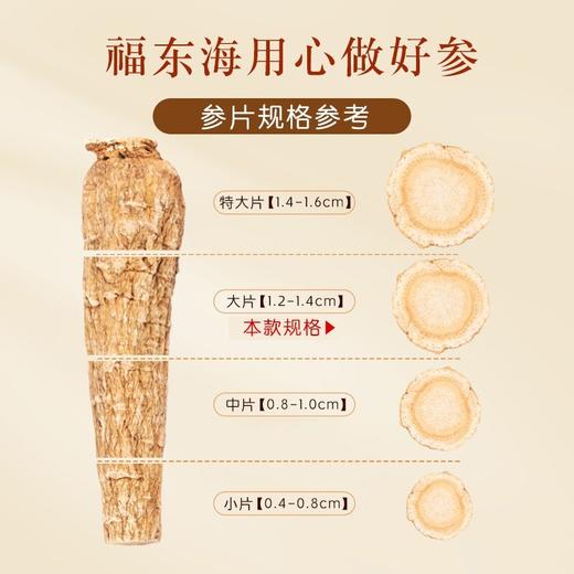 【福东海】人参片250克/瓶（1.2-1.4cm) 商品图2