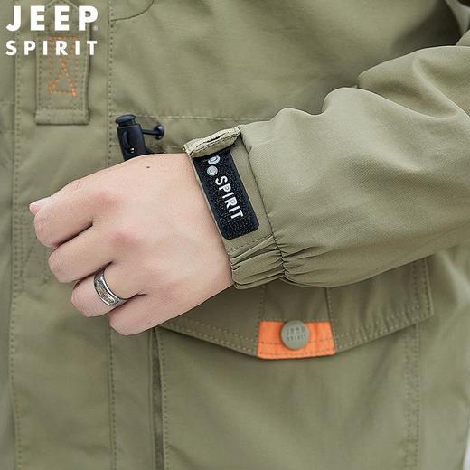JEEP SPIRIT秋冬大码棉衣冬装男加绒加厚宽松冬装外套HL6632 商品图2