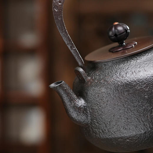 暗香疏影/铁壶/釜影壶/手工无涂层铸铁壶烧水壶老铁壶茶壶 商品图1
