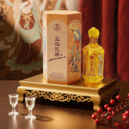 五粮液股份出品·丝路花雨 浓香型白酒 商品图5