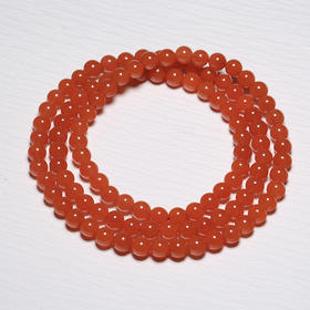 【挚友限定】联合料冰红南红·7mm108珠串