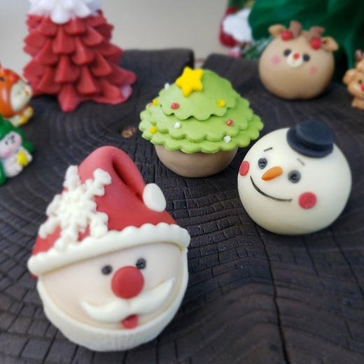 【圣诞乐园，0色素卡通馒头】3种规格，3种口味，6分钟秒出仪式感，宝妈超安心 商品图3