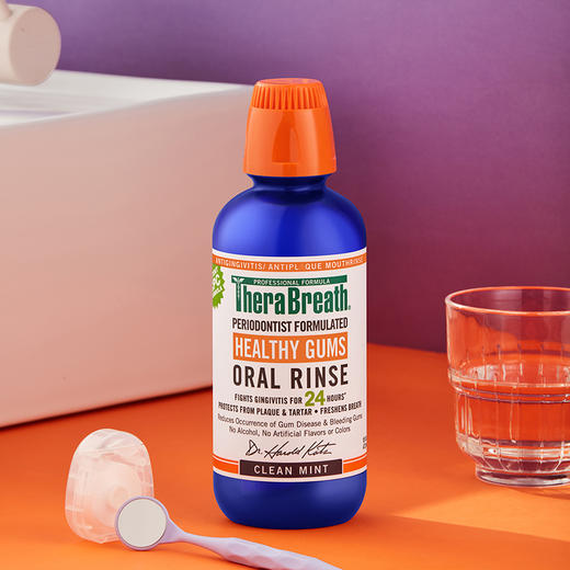 【美国专业口腔护理品牌】 美国凯斯博士 TheraBreath 漱口水 专业护理 持久清新 商品图3