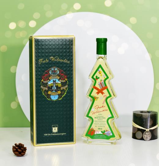 【圣诞节】德国菲雷克圣诞雷司令精选甜白葡萄酒500ml 圣诞树 商品图1