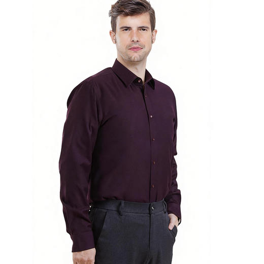 鑫缘 羊毛蚕丝混纺男鹅绒衬衫 EC1801-1803 商品图1