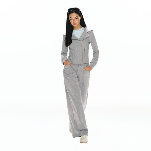 Ariseism 美式复古设计感外套长裤套装女秋冬新款两件套 商品图3