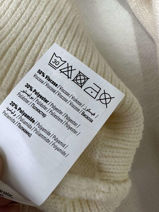 贝壳三 百搭基础款纯色圆领毛衣女软糯舒适百搭针织衫C120525 商品图9