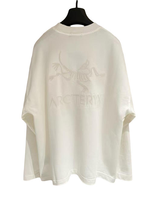 中性款破损刺绣长袖T恤ba003 商品图1